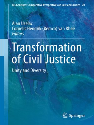 cover image of Transformation of Civil Justice
